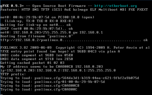 gpxe-git-gpxe.lkrn �ł̃l�b�g���[�N�u�[�g